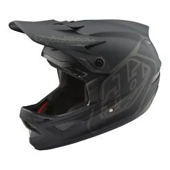 Troy Lee Designs D3 Fiberlite Helmet Mono Black
