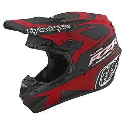 Troy Lee Designs SE4 Polyacrylite Helmet W/MIPS TLD Polaris RZR Red