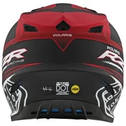 Troy Lee Designs SE4 Polyacrylite Helmet W/MIPS TLD Polaris RZR Red -Bike Sales 19f tld polaris se4 polyacrylite rzr helmet RED 4