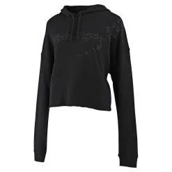 Troy Lee Designs Wmns Pullover Hoodie Signature Floral Crop Black