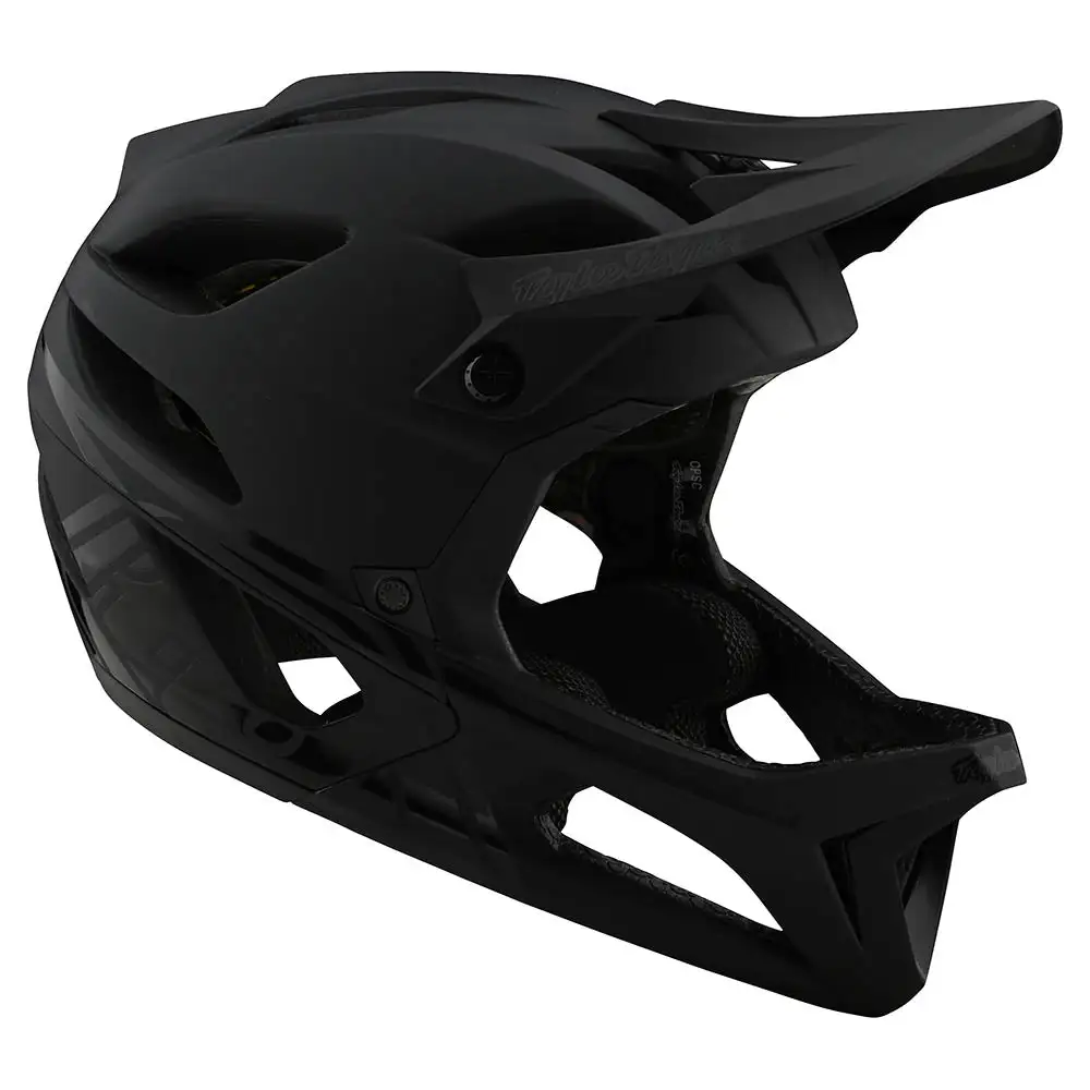 Troy Lee Designs Stage Helmet W/MIPS Stealth Midnight 6 Troy Lee Designs Stage Helmet W/MIPS Stealth Midnight - Image 4
