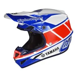 Troy Lee Designs SE4 Composite Helmet W/MIPS Yamaha RS1 White
