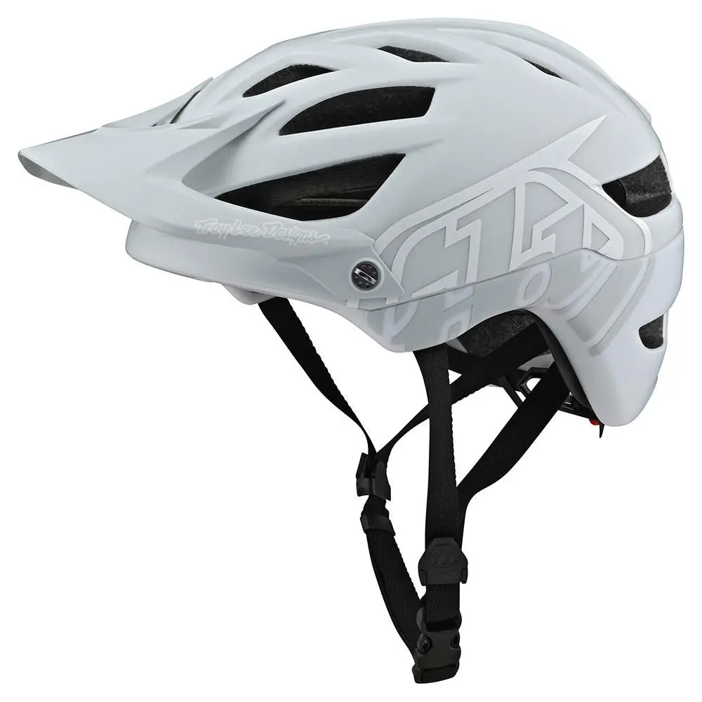Troy Lee Designs A1 Helmet W/MIPS Classic Light Gray / White 3 Troy Lee Designs A1 Helmet W/MIPS Classic Light Gray / White