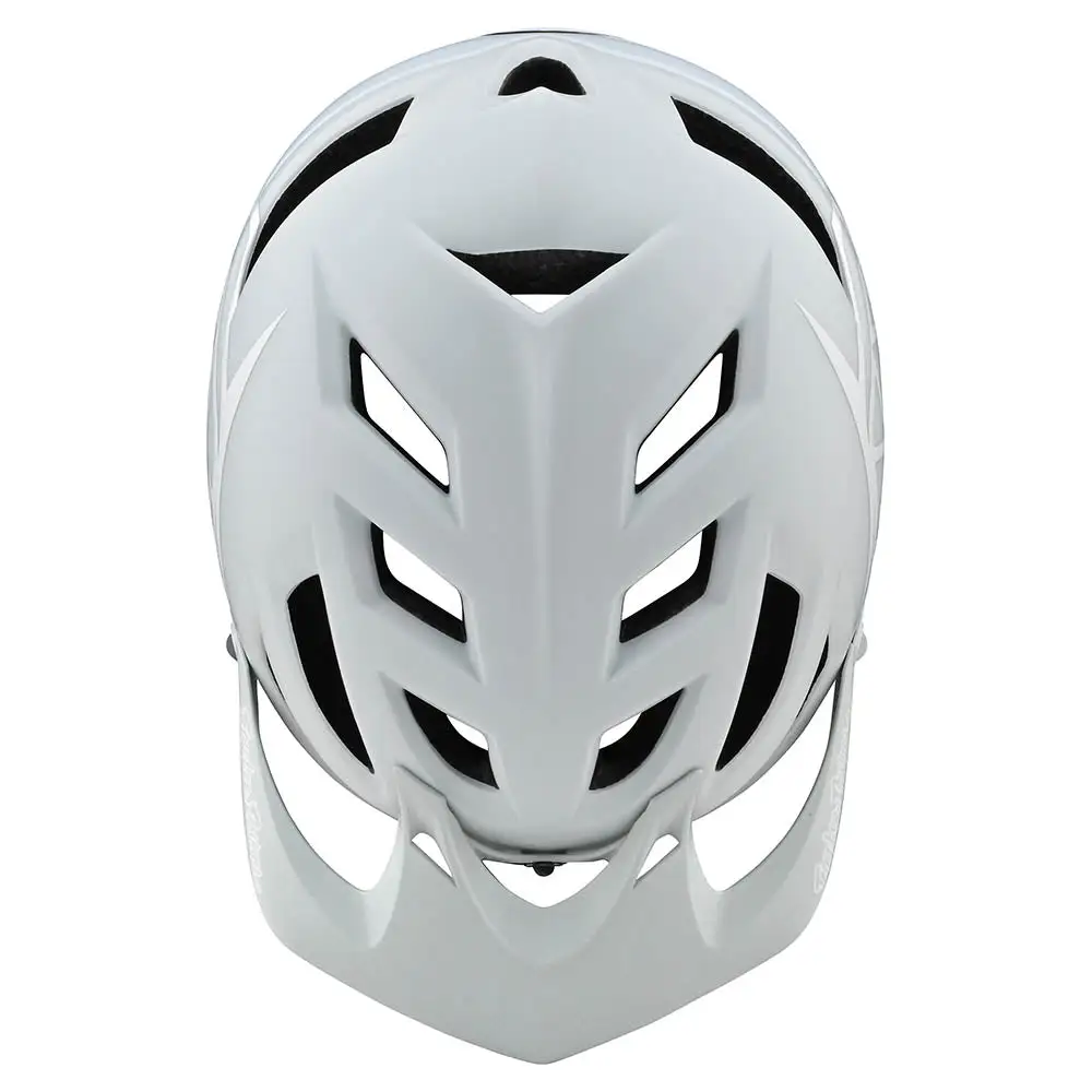 Troy Lee Designs A1 Helmet W/MIPS Classic Light Gray / White 6 Troy Lee Designs A1 Helmet W/MIPS Classic Light Gray / White - Image 4