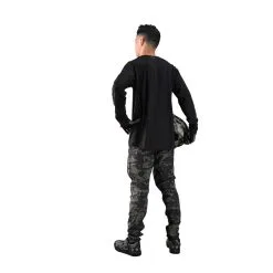 Troy Lee Designs Skyline LS Chill Jersey Solid Black -Bike Sales B21 H2T 158copy