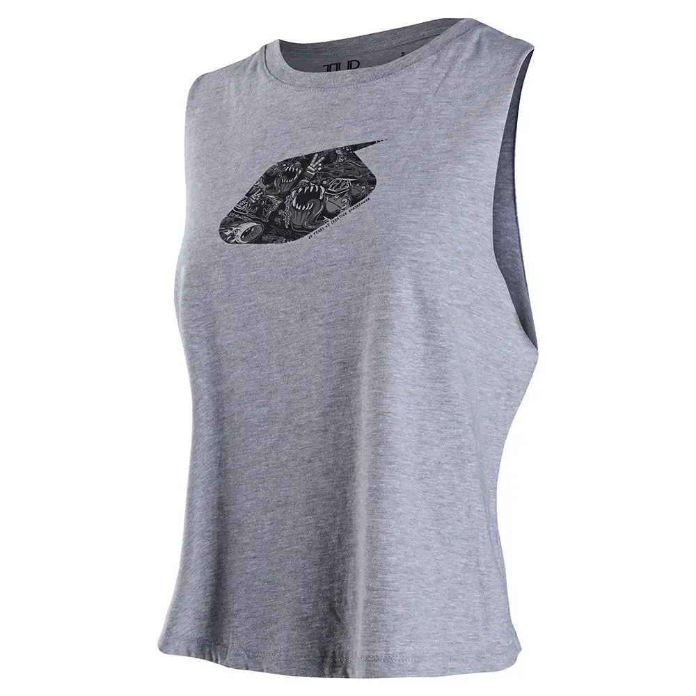 Troy Lee Designs Womens Tank History Athletic Heather 4 Troy Lee Designs Womens Tank History Athletic Heather - Image 2