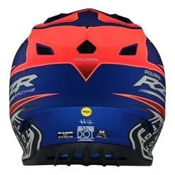 Troy Lee Designs SE4 Polyacrylite Helmet W/MIPS Polaris Blue / Red 12 Troy Lee Designs SE4 Polyacrylite Helmet W/MIPS Polaris Blue / Red -Bike Sales TLD 22POLARIS SE4PA RZRFACTORY NVY 03