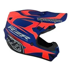 Troy Lee Designs SE4 Polyacrylite Helmet W/MIPS Polaris Blue / Red 14 Troy Lee Designs SE4 Polyacrylite Helmet W/MIPS Polaris Blue / Red -Bike Sales TLD 22POLARIS SE4PA RZRFACTORY NVY 05
