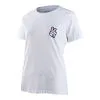 Troy Lee Designs Womens Short Sleeve Peace Out White -Bike Sales TLD 22S PEACEOUT WMN TEE WHT 01