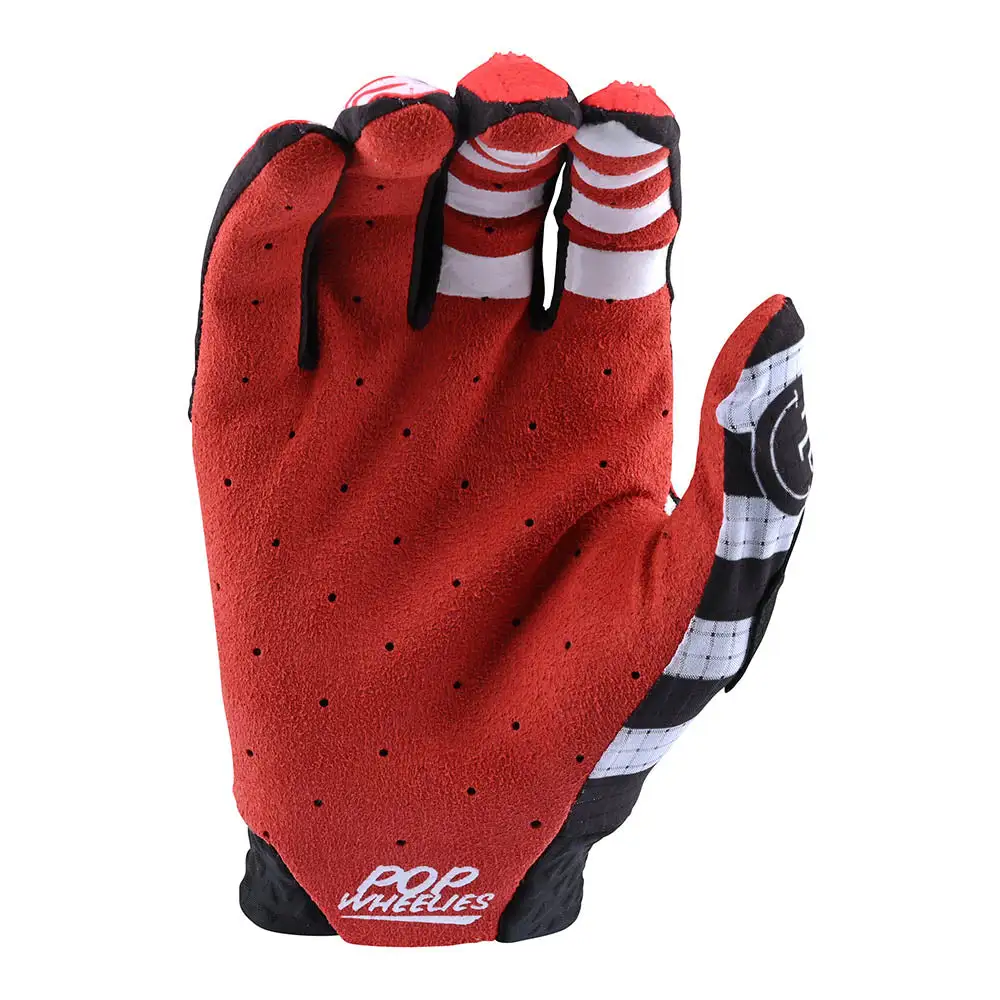 Troy Lee Designs Air Glove Pop Wheelies Red 4 Troy Lee Designs Air Glove Pop Wheelies Red - Image 2