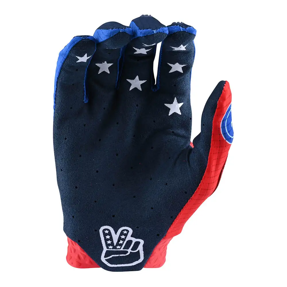 Troy Lee Designs Air Glove Stars & Stripes Red / Blue 4 Troy Lee Designs Air Glove Stars & Stripes Red / Blue - Image 2