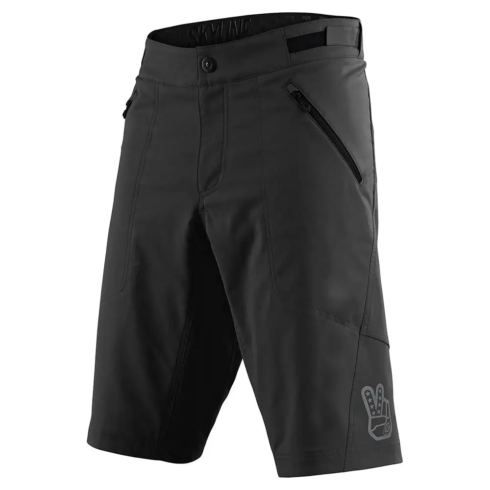 Troy Lee Designs Skyline Short W/Liner Solid Black 3 Troy Lee Designs Skyline Short W/Liner Solid Black