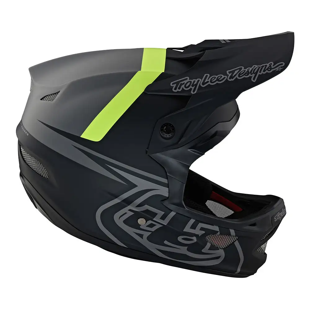 Troy Lee Designs D3 Fiberlite Helmet Slant Gray 7 Troy Lee Designs D3 Fiberlite Helmet Slant Gray - Image 5