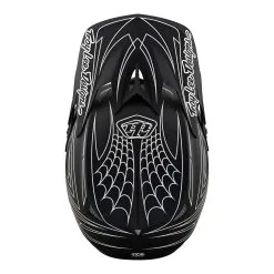 Troy Lee Designs D3 Fiberlite Helmet Spiderstripe Black -Bike Sales TLD B22SF D3FL SPIDERSTRIPE BLK 08