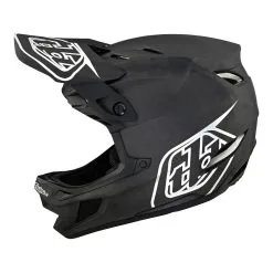 Troy Lee Designs D4 Carbon Helmet W/MIPS Stealth Black / Silver