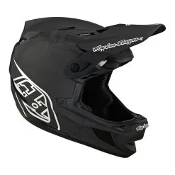 Troy Lee Designs D4 Carbon Helmet W/MIPS Stealth Black / Silver -Bike Sales TLD B22SF D4CF STEALTH BLKSIL 06