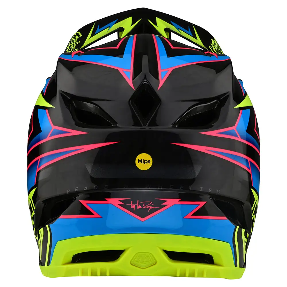 Troy Lee Designs D4 Carbon Helmet W/MIPS Volt Black / Flo Yellow 5 Troy Lee Designs D4 Carbon Helmet W/MIPS Volt Black / Flo Yellow - Image 3