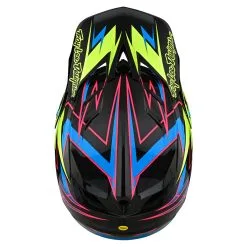 Troy Lee Designs D4 Carbon Helmet W/MIPS Volt Black / Flo Yellow 17 Troy Lee Designs D4 Carbon Helmet W/MIPS Volt Black / Flo Yellow -Bike Sales TLD B22SF D4CF VOLT BLKFLOYEL 08