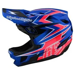 Troy Lee Designs D4 Composite Helmet W/MIPS Volt Blue