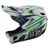 Troy Lee Designs D4 Composite Helmet W/MIPS Volt White -Bike Sales TLD B22SF D4CM VOLT WHT 01