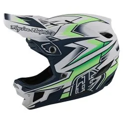 Troy Lee Designs D4 Composite Helmet W/MIPS Volt White