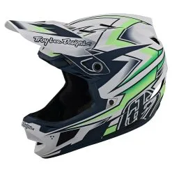 Troy Lee Designs D4 Composite Helmet W/MIPS Volt White -Bike Sales TLD B22SF D4CM VOLT WHT 07