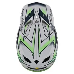 Troy Lee Designs D4 Composite Helmet W/MIPS Volt White -Bike Sales TLD B22SF D4CM VOLT WHT 08