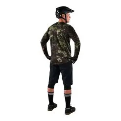 Troy Lee Designs Flowline LS Jersey Covert Army Green -Bike Sales TLD B22SF FLOWLINE H2T COVERT ARMGRN 10