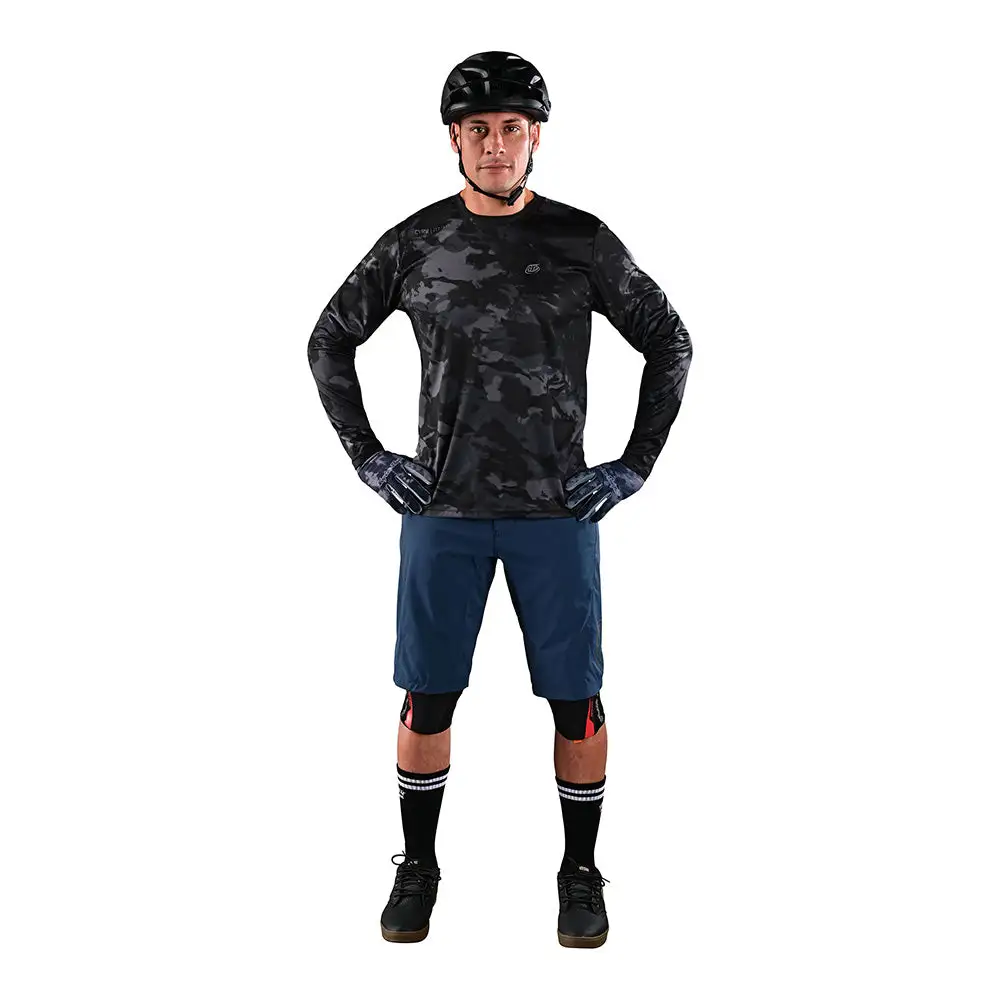 Troy Lee Designs Flowline Short W/Liner Solid Blue 5 Troy Lee Designs Flowline Short W/Liner Solid Blue - Image 3