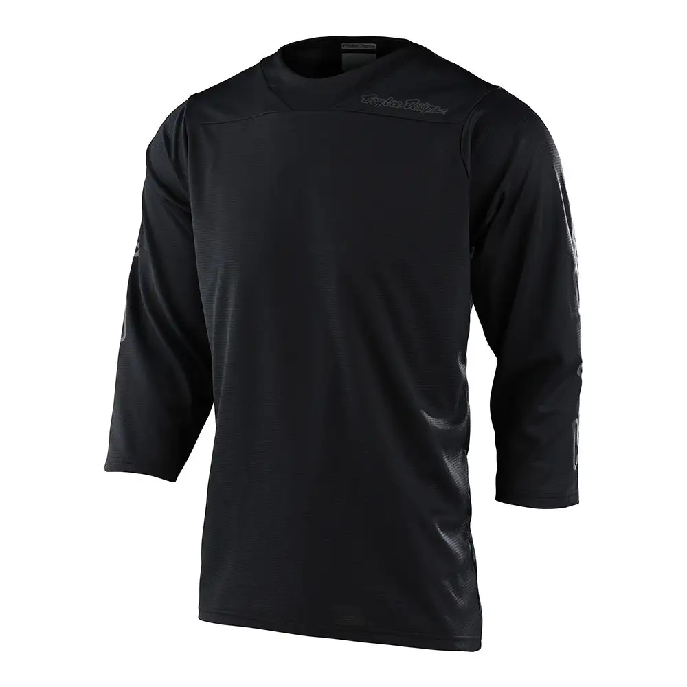 Troy Lee Designs Ruckus 3/4 Jersey Solid Black 3 Troy Lee Designs Ruckus 3/4 Jersey Solid Black