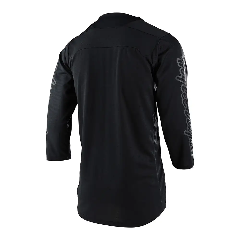Troy Lee Designs Ruckus 3/4 Jersey Solid Black 6 Troy Lee Designs Ruckus 3/4 Jersey Solid Black - Image 4