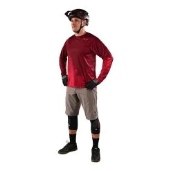 Troy Lee Designs Skyline Air LS Jersey Fades Wine -Bike Sales TLD B22SF SKYLINEAIR H2T FADES WIN 06