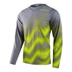 Troy Lee Designs Skyline LS Chill Jersey Waves Lt Gray