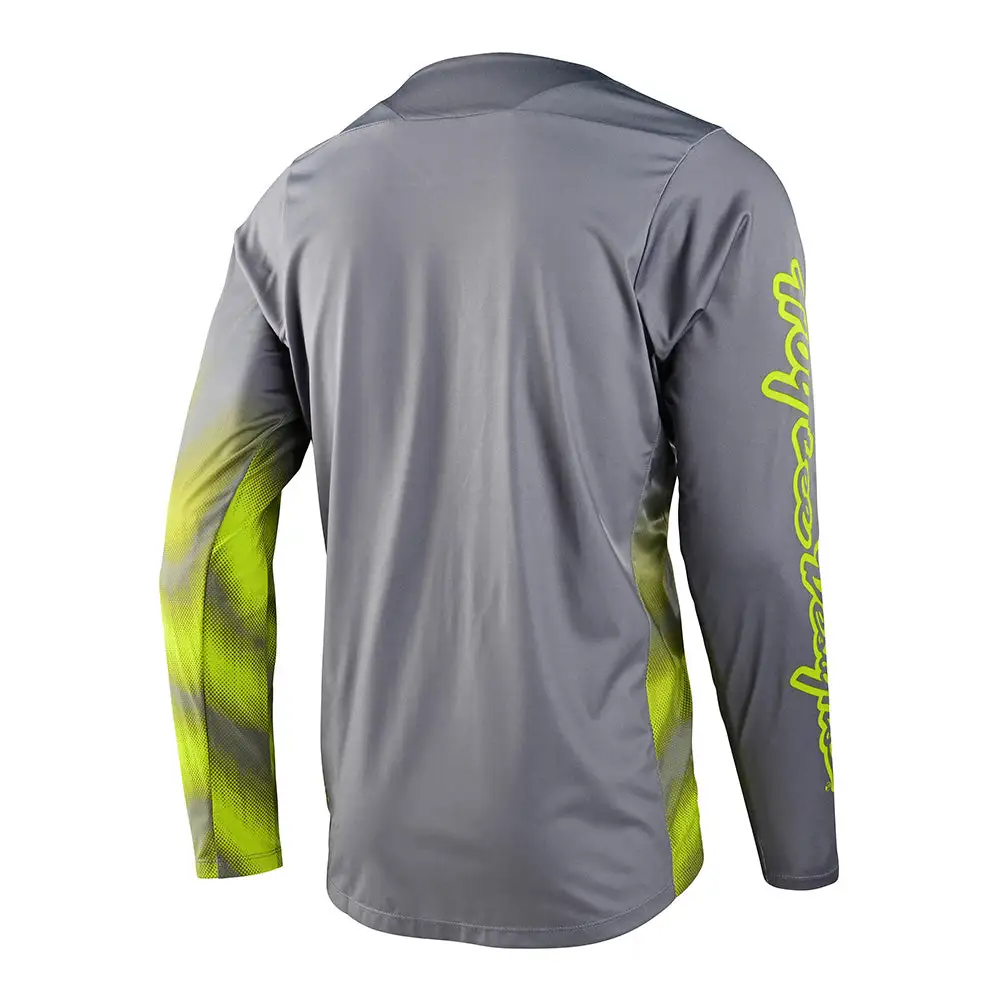 Troy Lee Designs Skyline LS Chill Jersey Waves Lt Gray 5 Troy Lee Designs Skyline LS Chill Jersey Waves Lt Gray - Image 3