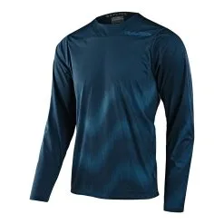 Troy Lee Designs Skyline LS Chill Jersey Waves Dark Slate Blue