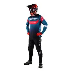 Troy Lee Designs Sprint Ultra Jersey Arc Blue / Black -Bike Sales TLD B22SF SPRINTULTRA H2T ARC BLUBLK 01