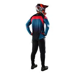 Troy Lee Designs Sprint Ultra Jersey Arc Blue / Black -Bike Sales TLD B22SF SPRINTULTRA H2T ARC BLUBLK 05