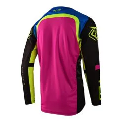 Troy Lee Designs Sprint Jersey Fractura Black / Yellow 9 Troy Lee Designs Sprint Jersey Fractura Black / Yellow -Bike Sales TLD B22SF SPRINT JERSEY FRACTURA BLKYEL 02