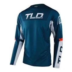 Troy Lee Designs Sprint Jersey Fractura Slate Blue / Orange