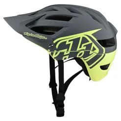 Troy Lee Designs A1 Helmet W/MIPS Classic Gray / Yellow -Bike Sales TLD B22S A1 CLASSIC GRYYEL 01