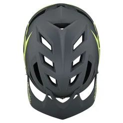 Troy Lee Designs A1 Helmet W/MIPS Classic Gray / Yellow -Bike Sales TLD B22S A1 CLASSIC GRYYEL 04