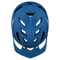 Troy Lee Designs A1 Helmet Drone Light Slate Blue -Bike Sales TLD B22S A1 DRONE LTSLTBLU 04