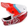 Troy Lee Designs D3 Fiberlite Helmet Slant Red 2 Troy Lee Designs D3 Fiberlite Helmet Slant Red -Bike Sales TLD B22S D3FL SLANT RED 01