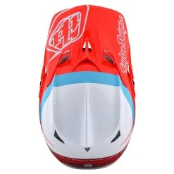 Troy Lee Designs D3 Fiberlite Helmet Slant Red -Bike Sales TLD B22S D3FL SLANT RED 08