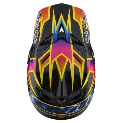 Troy Lee Designs D4 Carbon Helmet W/MIPS Lightning Black -Bike Sales TLD B22S D4CF LIGHTNING BLK 08
