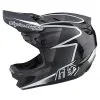 Troy Lee Designs D4 Carbon Helmet W/MIPS Lines Black / Gray -Bike Sales TLD B22S D4CF LINES BLKGRY 01