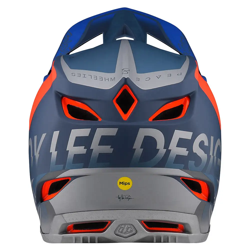 Troy Lee Designs D4 Composite Helmet W/MIPS Qualifier Slate / Red 5 Troy Lee Designs D4 Composite Helmet W/MIPS Qualifier Slate / Red - Image 3