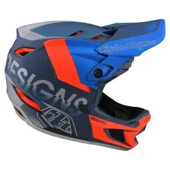 Troy Lee Designs D4 Composite Helmet W/MIPS Qualifier Slate / Red 17 Troy Lee Designs D4 Composite Helmet W/MIPS Qualifier Slate / Red -Bike Sales TLD B22S D4CM QUALIFIER SLTRED 04