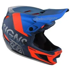 Troy Lee Designs D4 Composite Helmet W/MIPS Qualifier Slate / Red 18 Troy Lee Designs D4 Composite Helmet W/MIPS Qualifier Slate / Red -Bike Sales TLD B22S D4CM QUALIFIER SLTRED 06