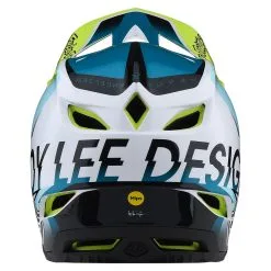 Troy Lee Designs D4 Composite Helmet W/MIPS Qualifier White / Green 14 Troy Lee Designs D4 Composite Helmet W/MIPS Qualifier White / Green -Bike Sales TLD B22S D4CM QUALIFIER WHTGRN 03